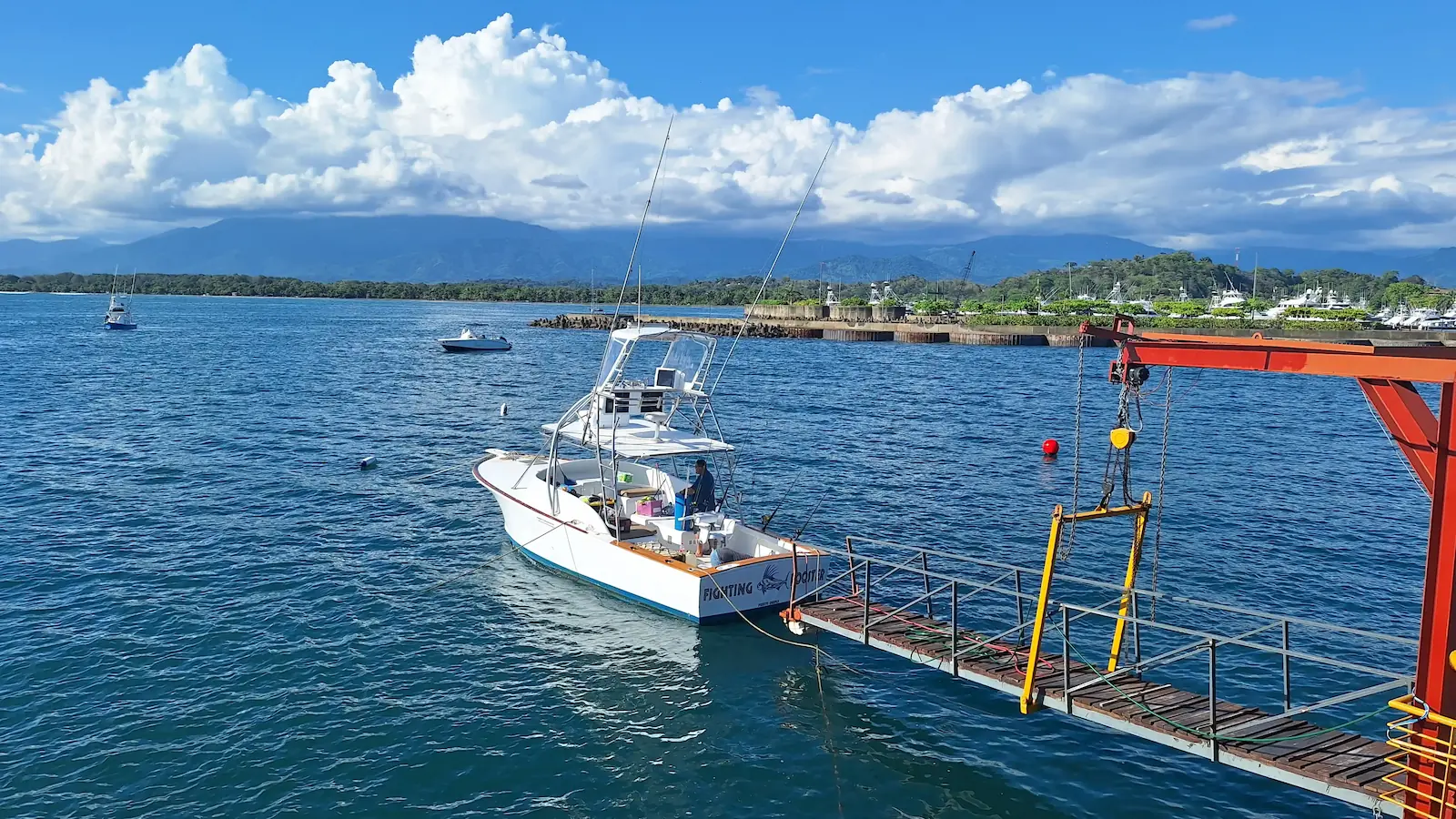 Half-day inshore fishing charter along the coast of Quepos, Costa Rica